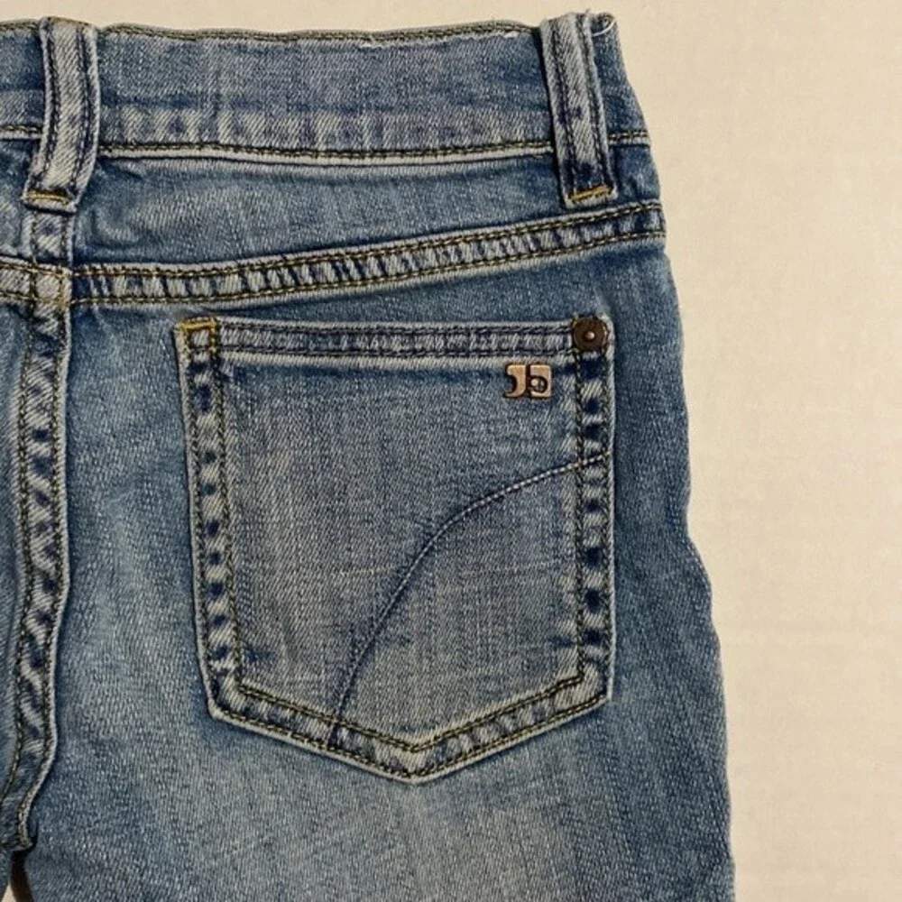 Joe’s Jeans cutoff Jean shorts frayed hem medium wash girls 10 Patricia